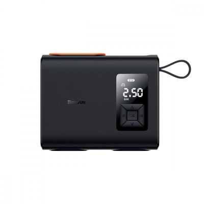 Автомобільний Насос Baseus Mega EnergyPump Series Dual Cylinder Wireless (CRNL060001) Black