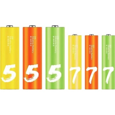 Батарейка ZMI Rainbow AA/AAA Alkaline (LR24) 24шт/бл Батарейка ZMI Rainbow AA/AAA Alkaline (LR24) 24шт/бл