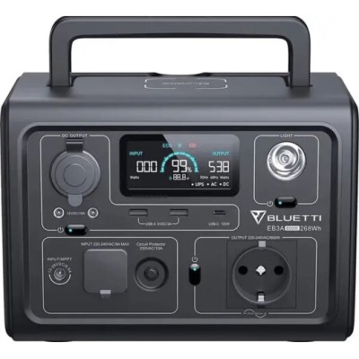Зарядна станція Bluetti EB3A 600W/268WH EU Зарядна станція Bluetti EB3A 600W/268WH EU