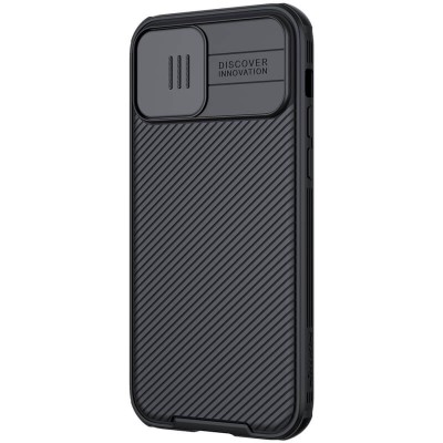 Карбоновая накладка Nillkin Camshield (шторка на камеру) для Apple iPhone 12 Pro / 12 (6.1") Черный / Black Карбоновая накладка Nillkin Camshield (шторка на камеру) для Apple iPhone 12 Pro / 12 (6.1") Черный / Black