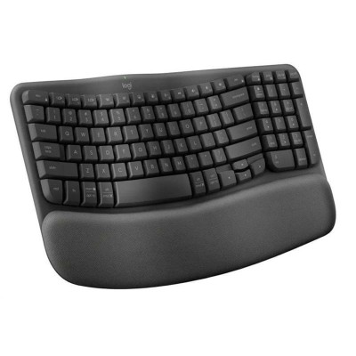 Клавiатура бездротова Logitech Wave Keys Wireless Graphite (920-012304) Клавiатура бездротова Logitech Wave Keys Wireless Graphite (920-012304)