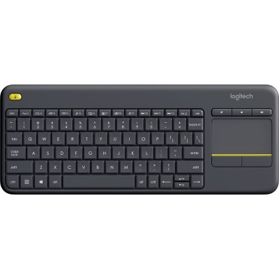 Клавіатура бездротова Logitech K400 Plus Black (920-007145) Клавіатура бездротова Logitech K400 Plus Black (920-007145)
