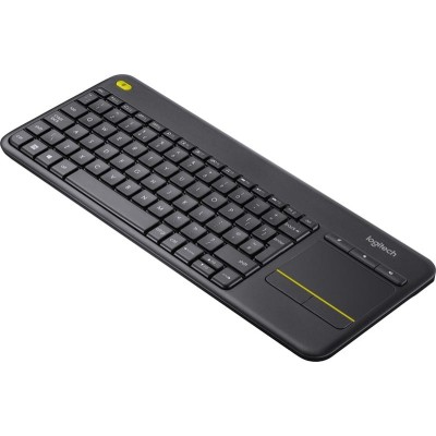 Клавіатура бездротова Logitech K400 Plus Black (920-007145) Клавіатура бездротова Logitech K400 Plus Black (920-007145)