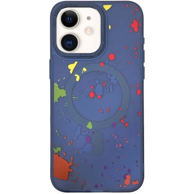 Чехол TPU+PC Flush with MagSafe для Apple iPhone 11 (6.1") Dark blue Чехол TPU+PC Flush with MagSafe для Apple iPhone 11 (6.1") Dark blue