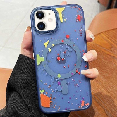Чехол TPU+PC Flush with MagSafe для Apple iPhone 11 (6.1") Dark blue Чехол TPU+PC Flush with MagSafe для Apple iPhone 11 (6.1") Dark blue