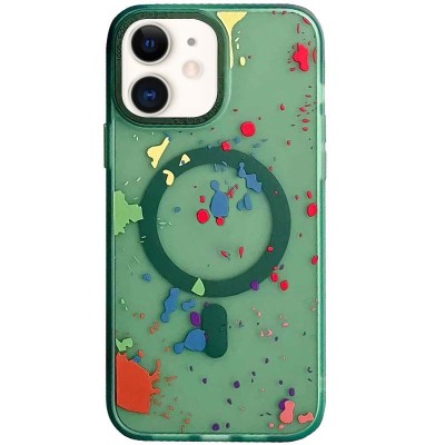 Чехол TPU+PC Flush with MagSafe для Apple iPhone 11 (6.1") Dark green Чехол TPU+PC Flush with MagSafe для Apple iPhone 11 (6.1") Dark green