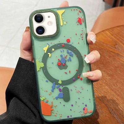 Чехол TPU+PC Flush with MagSafe для Apple iPhone 11 (6.1") Dark green Чехол TPU+PC Flush with MagSafe для Apple iPhone 11 (6.1") Dark green