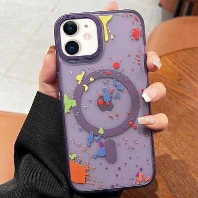 Чехол TPU+PC Flush with MagSafe для Apple iPhone 11 (6.1") Dark purple Чехол TPU+PC Flush with MagSafe для Apple iPhone 11 (6.1") Dark purple