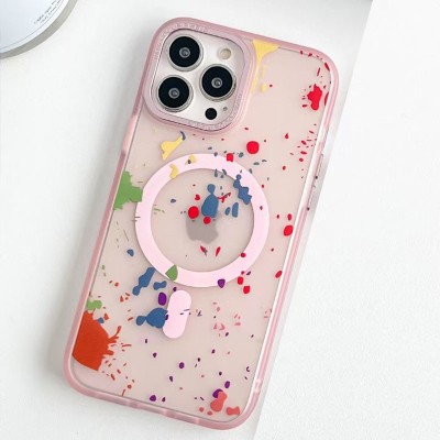 Чехол TPU+PC Flush with MagSafe для Apple iPhone 12 Pro / 12 (6.1") Baby pink Чехол TPU+PC Flush with MagSafe для Apple iPhone 12 Pro / 12 (6.1") Baby pink