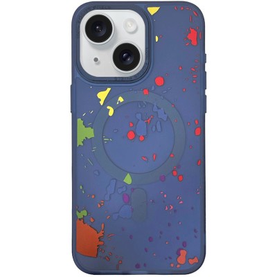 Чехол TPU+PC Flush with MagSafe для Apple iPhone 13 (6.1") Dark blue Чехол TPU+PC Flush with MagSafe для Apple iPhone 13 (6.1") Dark blue