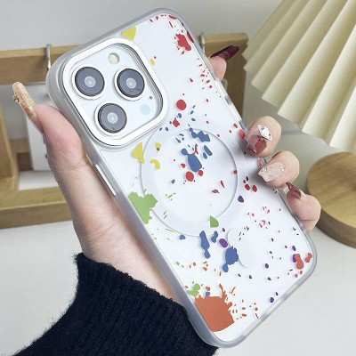 Чехол TPU+PC Flush with MagSafe для Apple iPhone 14 Pro Max (6.7") White Чехол TPU+PC Flush with MagSafe для Apple iPhone 14 Pro Max (6.7") White