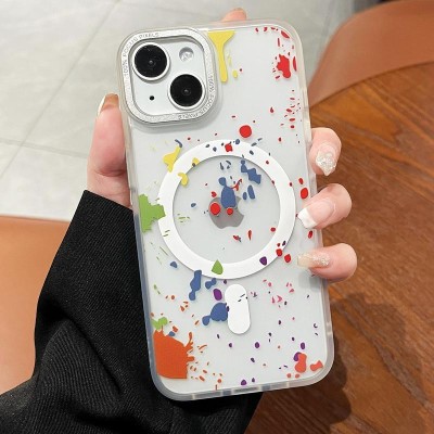 Чехол TPU+PC Flush with MagSafe для Apple iPhone 15 (6.1") White Чехол TPU+PC Flush with MagSafe для Apple iPhone 15 (6.1") White