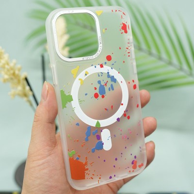 Чехол TPU+PC Flush with MagSafe для Apple iPhone 15 (6.1") White Чехол TPU+PC Flush with MagSafe для Apple iPhone 15 (6.1") White