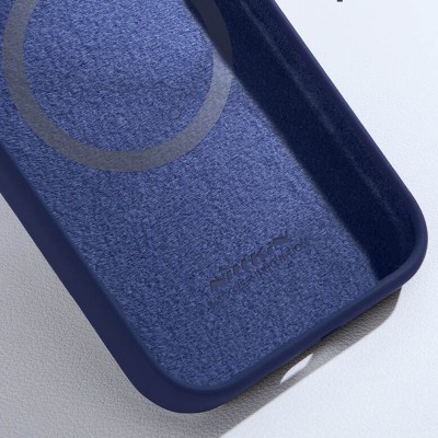 Чохол Silicone Nillkin LensWing Magnetic для Apple iPhone 14 Pro Max (6.7") Синій / Blue Чохол Silicone Nillkin LensWing Magnetic для Apple iPhone 14 Pro Max (6.7") Синій / Blue