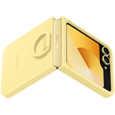Чохол-накладка Samsung Flip 6 Silicone Case (EF-PF741TYEGUA) Yellow Чохол-накладка Samsung Flip 6 Silicone Case (EF-PF741TYEGUA) Yellow