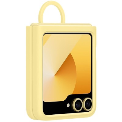 Чохол-накладка Samsung Flip 6 Silicone Case (EF-PF741TYEGUA) Yellow Чохол-накладка Samsung Flip 6 Silicone Case (EF-PF741TYEGUA) Yellow