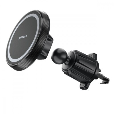 Автомобільний тримач Proove Carbon Magnetic Air Outlet Car Mount (CHCM00000001) Black