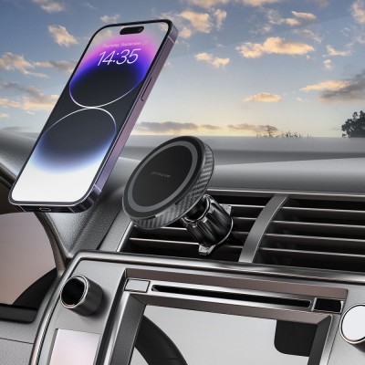 Автомобільний тримач Proove Carbon Magnetic Air Outlet Car Mount (CHCM00000001) Black