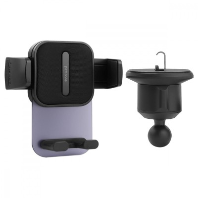 Автомобільний тримач Proove Crystal Clamp Air Outlet Car Mount (CHCC00000001) Black Автомобільний тримач Proove Crystal Clamp Air Outlet Car Mount (CHCC00000001) Black