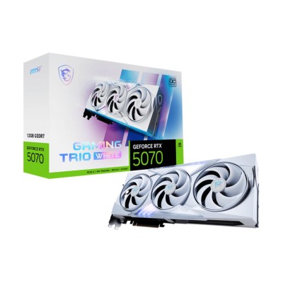 Відеокарта PCIE16 RTX5070 12GB GDDR7 5070 12G GAM TRIO OC WHITE MSI