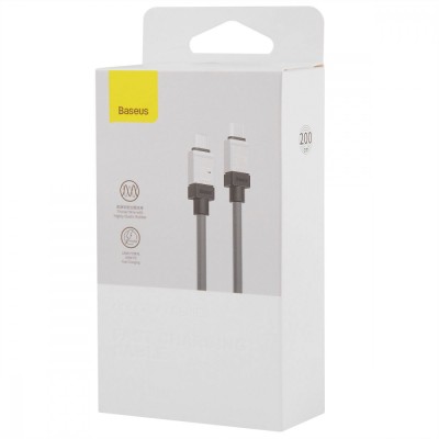 Кабель Baseus CoolPlay Series Type-C To Type-C 100W (2m) CAKW000302 White
