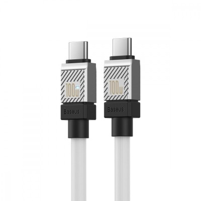 Кабель Baseus CoolPlay Series Type-C To Type-C 100W (2m) CAKW000302 White