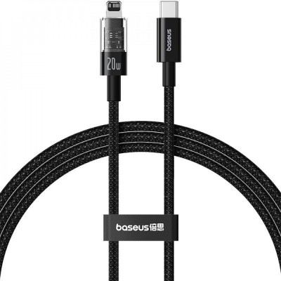 Кабель Baseus Gem Fast-Charging Type-C To Lightning 20W 1m (P10373001111-00) Black