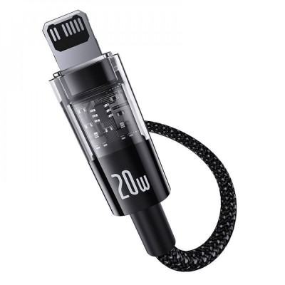 Кабель Baseus Gem Fast-Charging Type-C To Lightning 20W 1m (P10373001111-00) Black