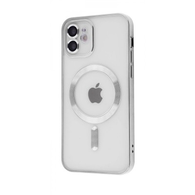Чохол Metal Matte Case with Magnetic Ring iPhone 12 Pro Max silver