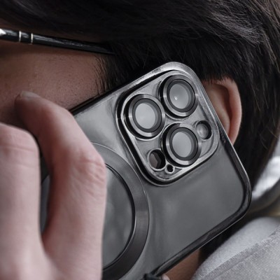 Чохол Metal Matte Case with Magnetic Ring iPhone 13 Pro Max black