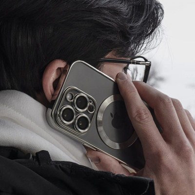 Чохол Metal Matte Case with Magnetic Ring iPhone 13 Pro Max black