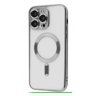 Чохол Metal Matte Case with Magnetic Ring iPhone 13 Pro silver