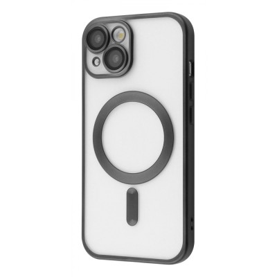 Чохол Metal Matte Case with Magnetic Ring iPhone 15 black