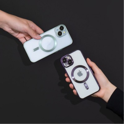 Чохол Metal Matte Case with Magnetic Ring iPhone 15 Pro Max white titanium