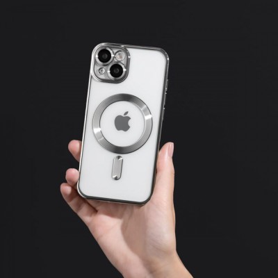 Чохол Metal Matte Case with Magnetic Ring iPhone 15 Pro Max white titanium