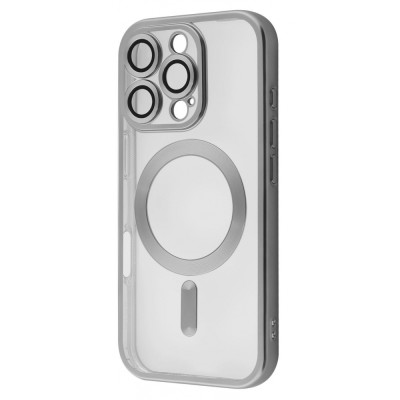 Чохол Metal Matte Case with Magnetic Ring iPhone 16 Pro Max white titanium