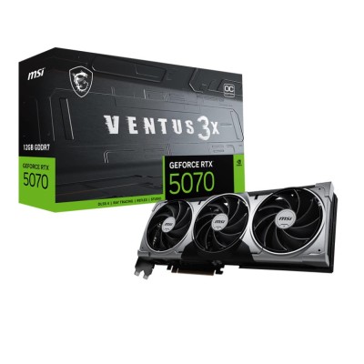 Відеокарта PCIE16 RTX5070 12GB GDDR7 5070 12G VENTUS 3X OC MSI