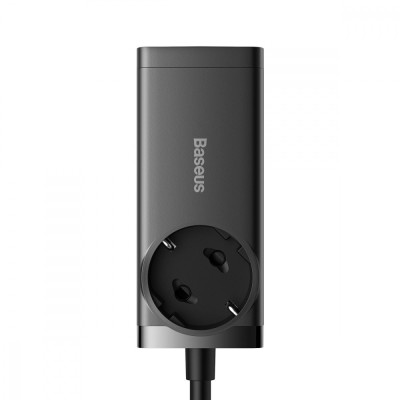 Зарядний Пристрій Baseus GaN3 Pro Desktop Powerstrip AC+2U+2C 65W EU Black(Include:Baseus Xiaobai series fast charging Cable Typ Зарядний Пристрій Baseus GaN3 Pro Desktop Powerstrip AC+2U+2C 65W EU Black(Include:Baseus Xiaobai series fast charging Cable Typ