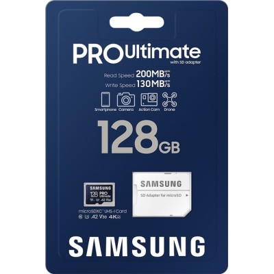 Карта пам’яті MICRO SDXC 128GB W/ADAPT. MB-MY128SA/WW SAMSUNG Карта пам’яті MICRO SDXC 128GB W/ADAPT. MB-MY128SA/WW SAMSUNG
