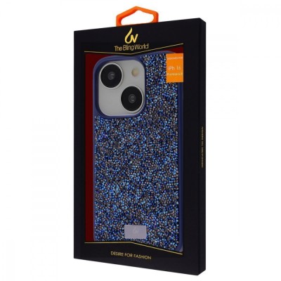 Чохол Bling World Rock Diamond (TPU) iPhone 16 Pro Max gray titanium