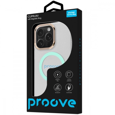 Чохол Proove Cuprum Case with Magnetic Ring iPhone 15 Pro Max cream