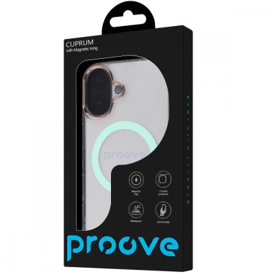 Чохол Proove Cuprum Case with Magnetic Ring iPhone 16 black