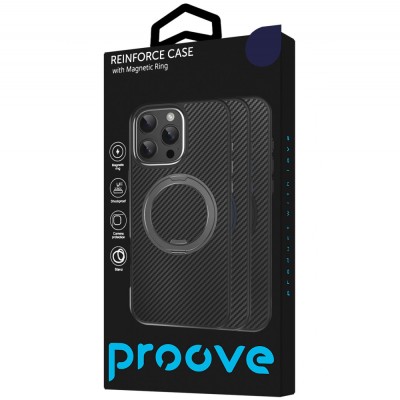 Чохол Proove Reinforce Case with Magnetic Ring iPhone 15 Pro Max gray (PCREIP15PM05)