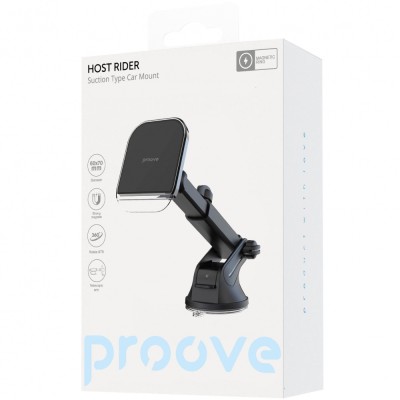 Автомобільний тримач Proove Host Rider Suction Type Car Mount (CHHR00000001) black
