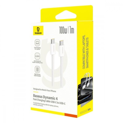 Кабель Baseus Dynamic 4 Fast Charging Type-C to Type-C 100W (1m) blue