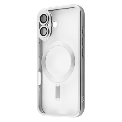 Чохол Metal Matte Case with Magnetic Ring iPhone 16 white