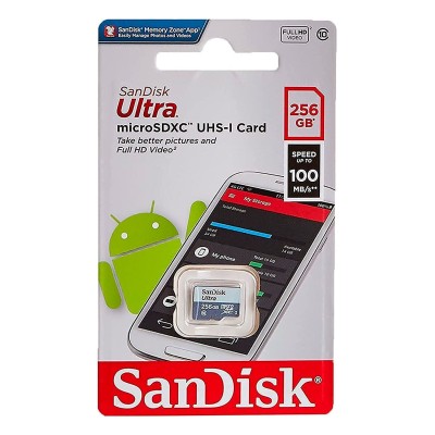 Карта пам’яті MICRO SDXC 256GB UHS-I SDSQUNR-256G-GN3MN SANDISK Карта пам’яті MICRO SDXC 256GB UHS-I SDSQUNR-256G-GN3MN SANDISK