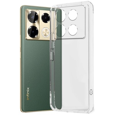 TPU чохол Epic Transparent 1,5mm Full Camera для Infinix Note 40 Pro 4G Безбарвний (прозорий) TPU чохол Epic Transparent 1,5mm Full Camera для Infinix Note 40 Pro 4G Безбарвний (прозорий)