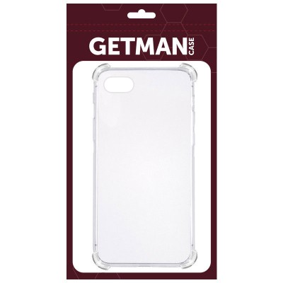 TPU чохол GETMAN Ease logo посилені кути для Apple iPhone SE (2025) Безбарвний (прозорий) TPU чохол GETMAN Ease logo посилені кути для Apple iPhone SE (2025) Безбарвний (прозорий)