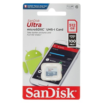 Карта пам’яті MICRO SDXC 512GB UHS-I SDSQUNR-512G-GN3MN SANDISK Карта пам’яті MICRO SDXC 512GB UHS-I SDSQUNR-512G-GN3MN SANDISK